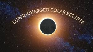 a black circle in space solar eclipse 