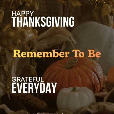 Thanksgiving Message