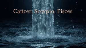 water signs, waterfall
