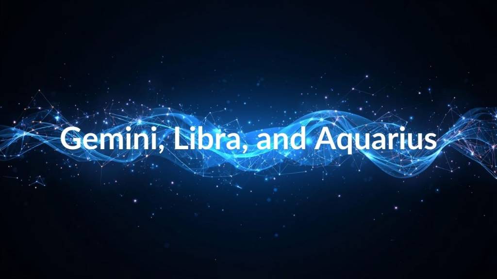 Gemini, Libra and Aquarius are air signs. Air rules intelligence, it's cerebral. Think, think, think.