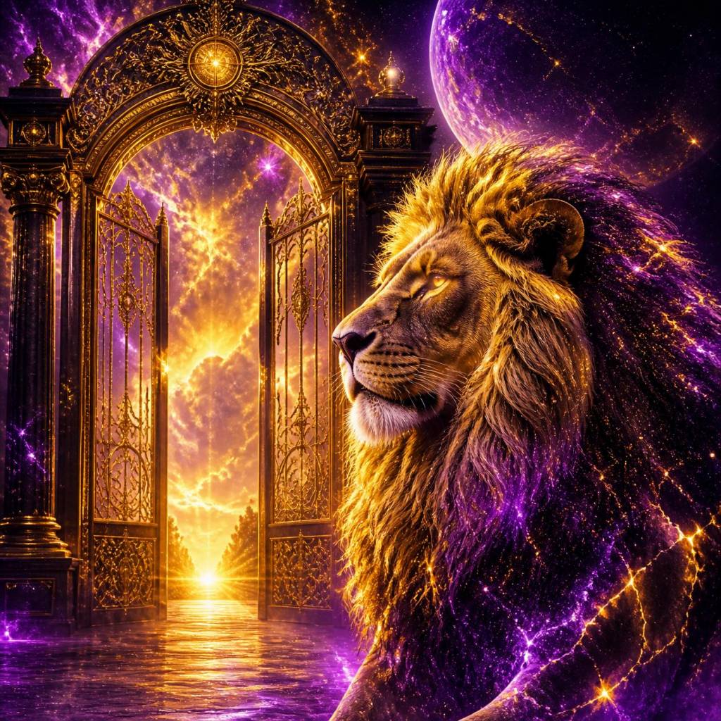 lion and gate